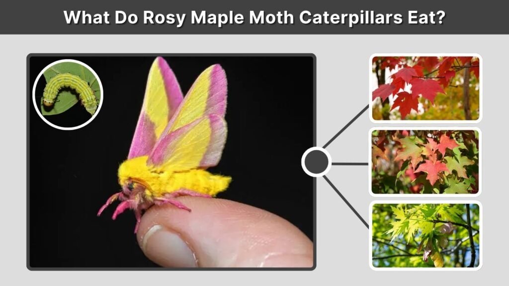 What Do Rosy Maple Moth Caterpillars Eat?