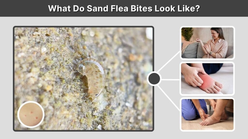 What Do Sand Flea Bites Look Like?