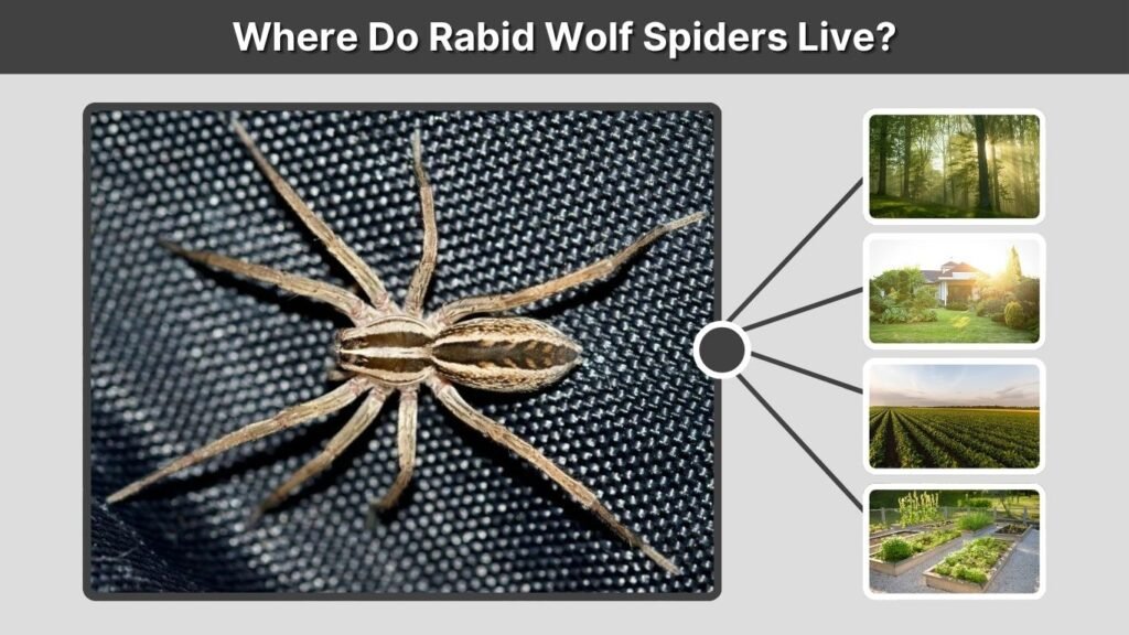 Where Do Rabid Wolf Spiders Live?