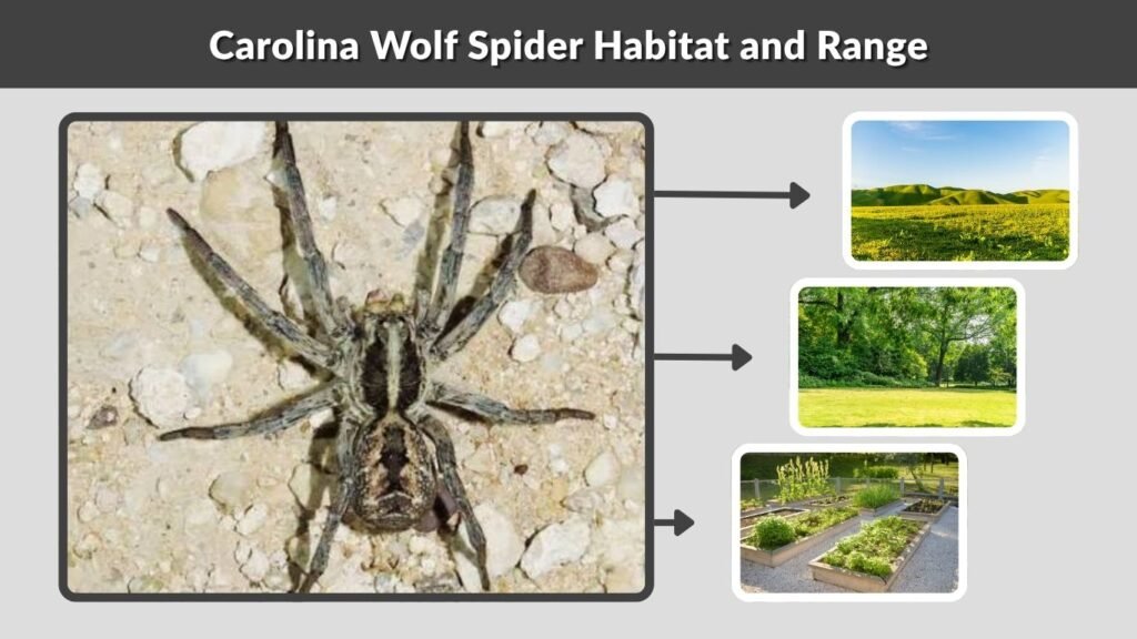 Carolina Wolf Spider Habitat and Range