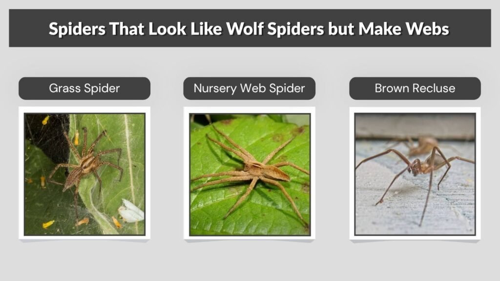 Spiders That Look Like Wolf Spiders but Make Webs