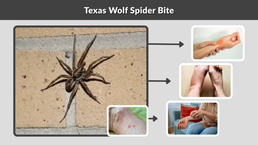 Texas Wolf Spider Bite