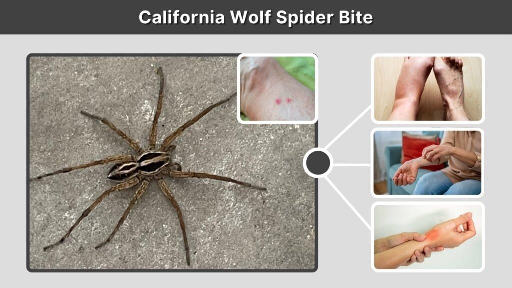 California Wolf Spider Bite