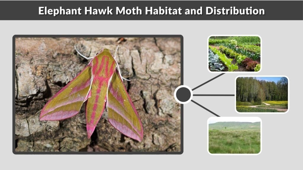 Elephant Hawk Moth Habitat and Distribution