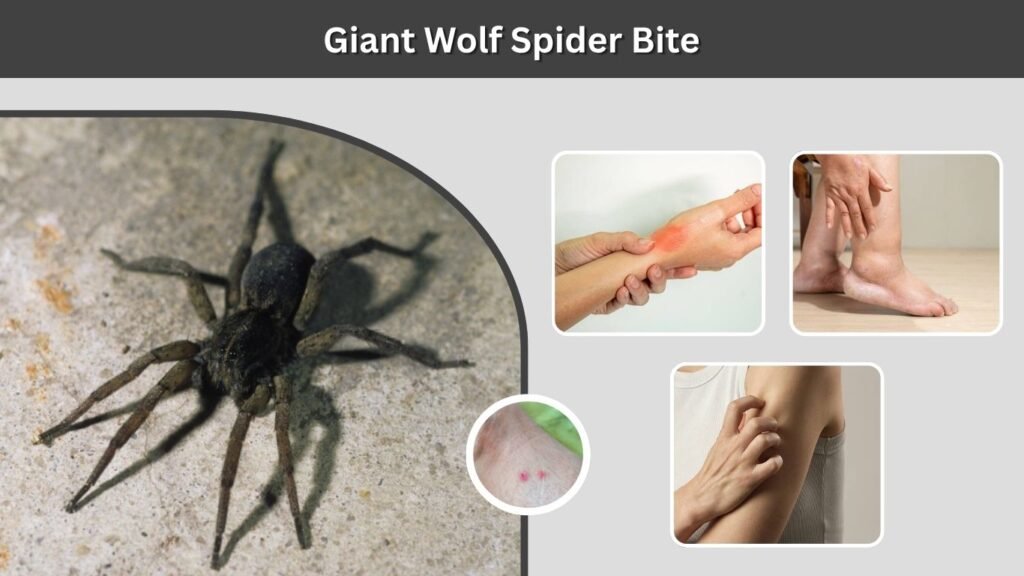Giant Wolf Spider Bite