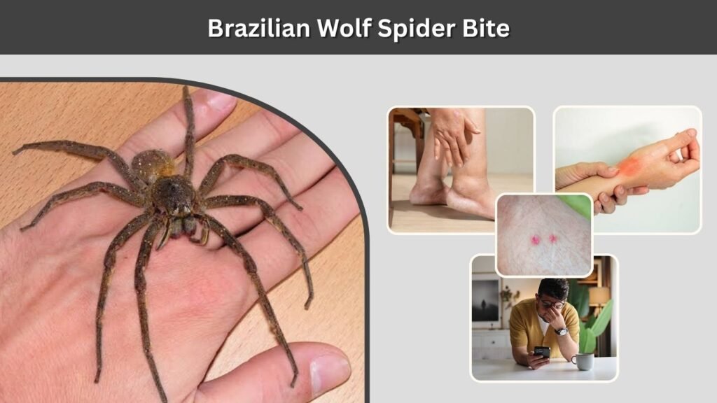 Brazilian Wolf Spider Bite