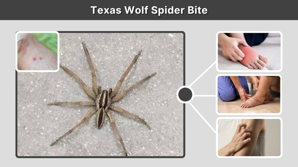 Texas Wolf Spider Bite