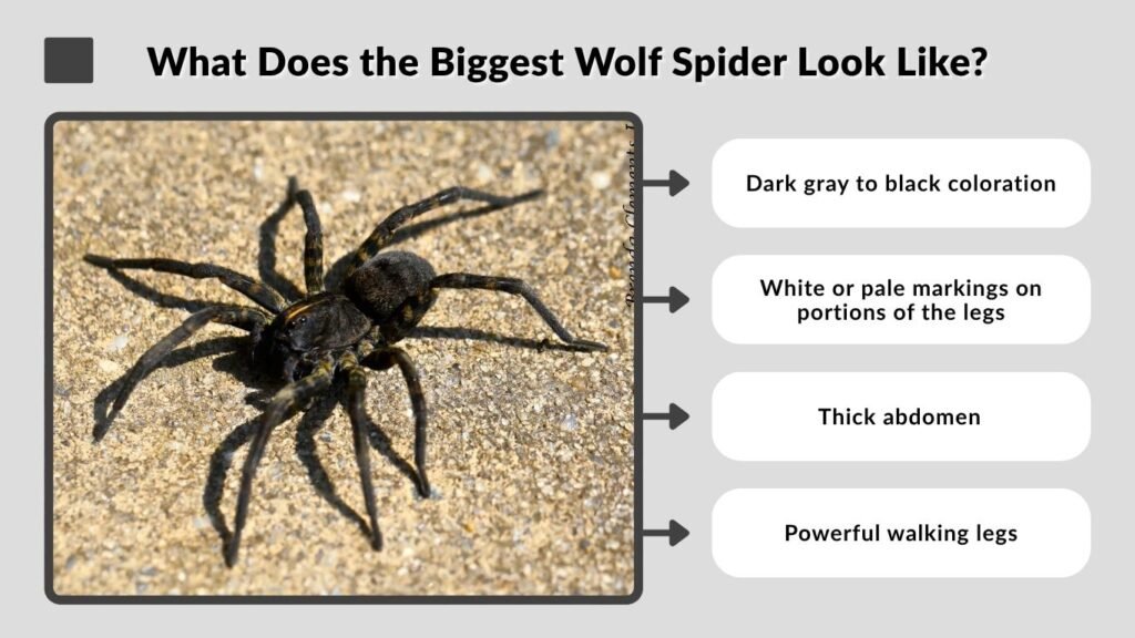 What Does the Biggest Wolf Spider Look Like?