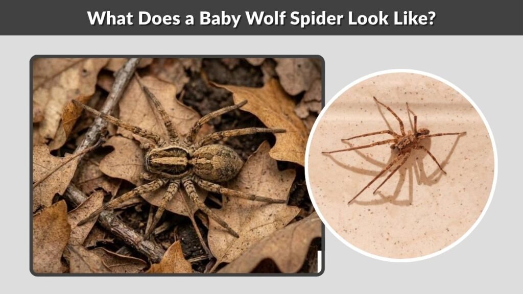 What Does a Baby Wolf Spider Look Like?