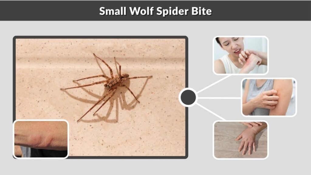 Small Wolf Spider Bite