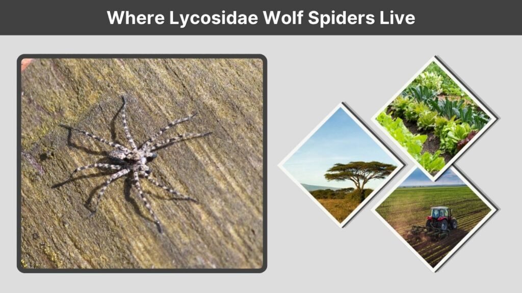 Where Lycosidae Wolf Spiders Live