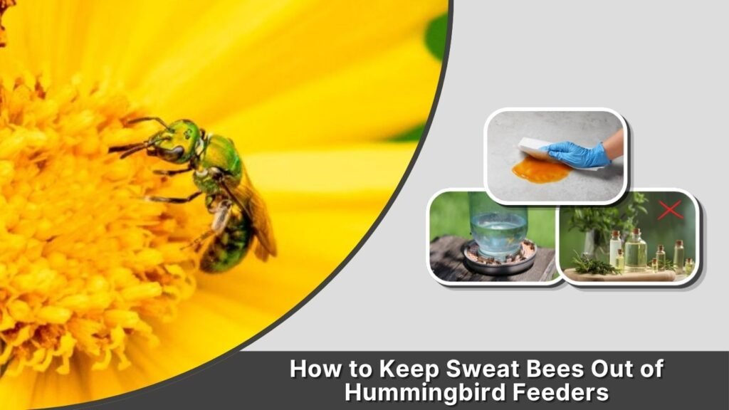 How to Keep Sweat Bees Out of Hummingbird Feeders