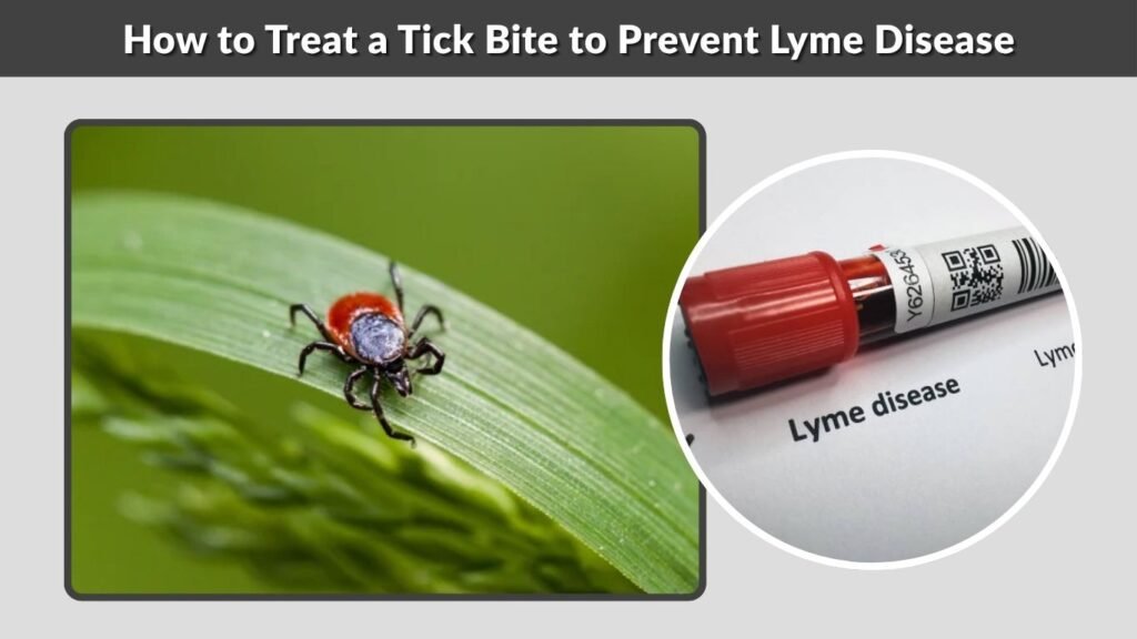 How to Treat a Tick Bite to Prevent Lyme Disease