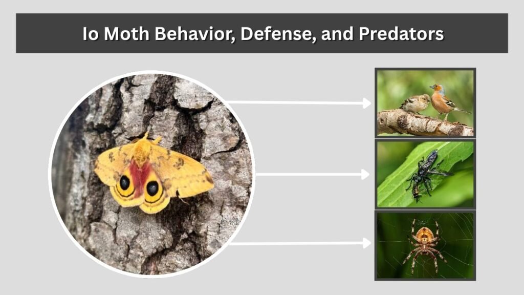 Io Moth Behavior, Defense, and Predators