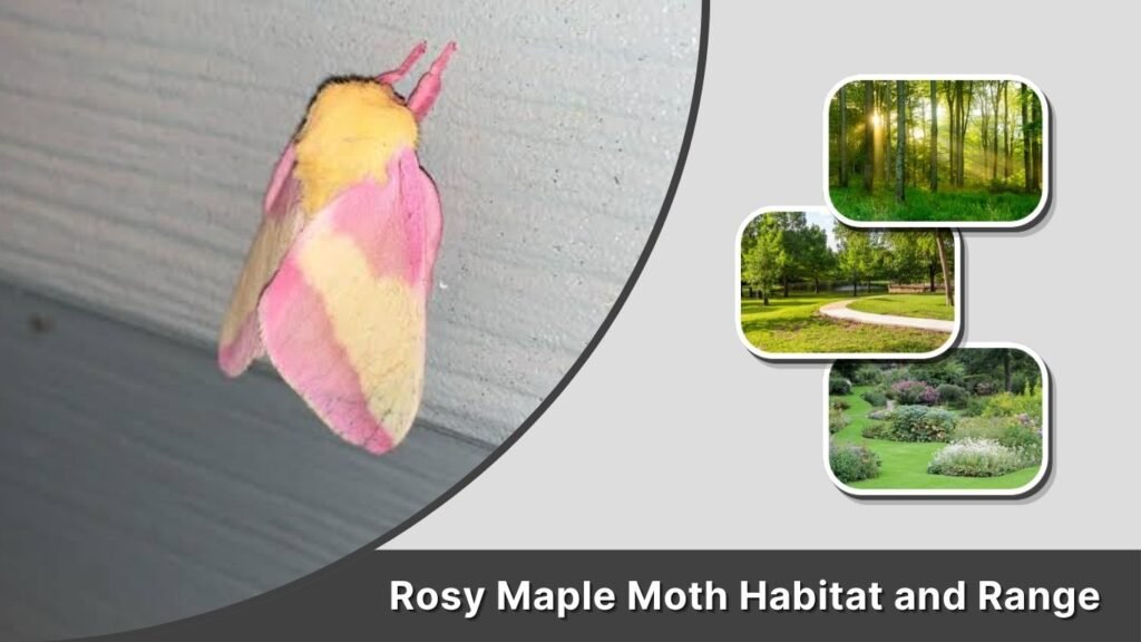Rosy Maple Moth Habitat and Range