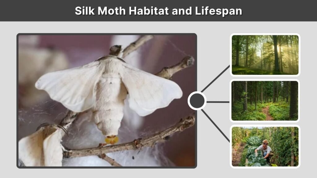 Silk Moth Habitat and Lifespan