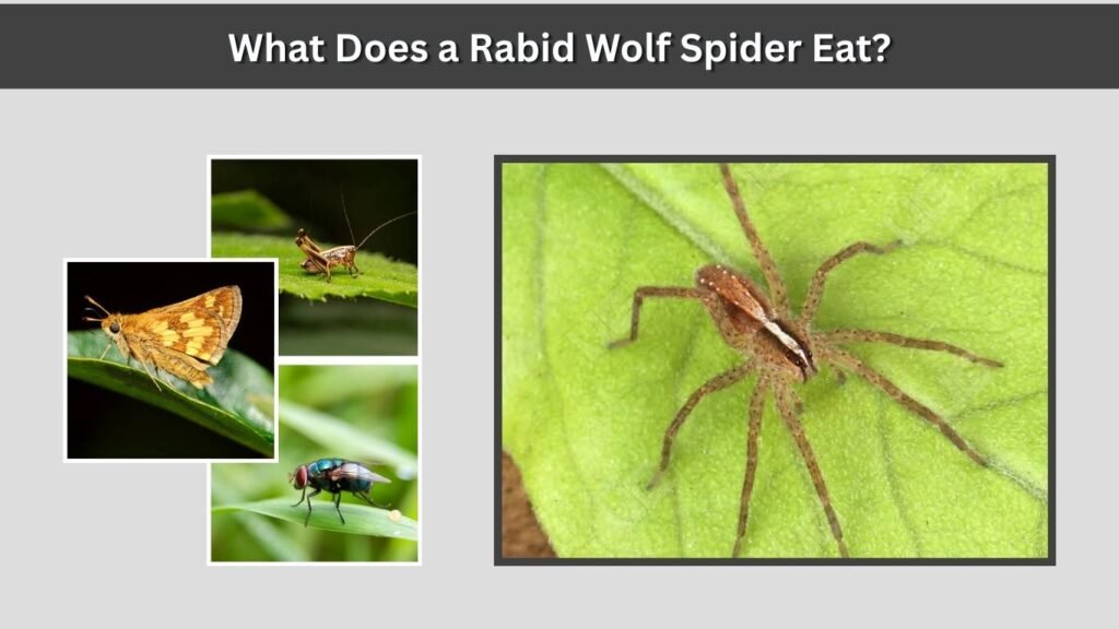 What Does a Rabid Wolf Spider Eat?