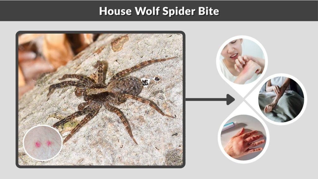 House Wolf Spider Bite