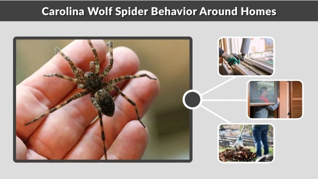 Carolina Wolf Spider Behavior Around Homes