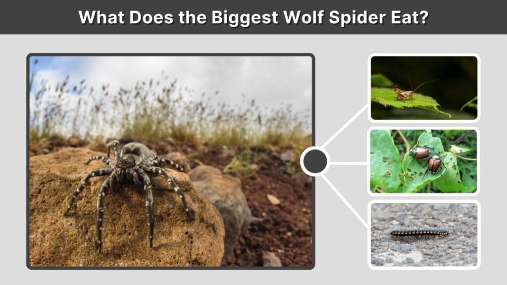 What Does the Biggest Wolf Spider Eat?