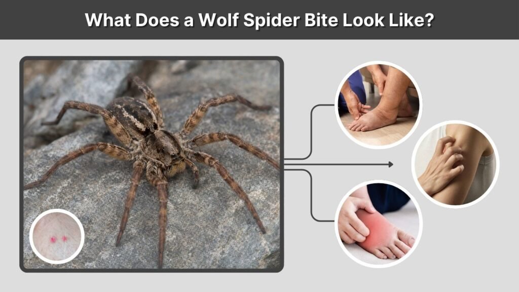 What Does a Wolf Spider Bite Look Like?