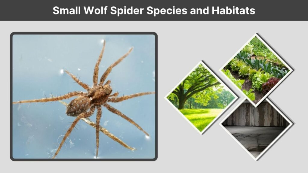 Small Wolf Spider Species and Habitats