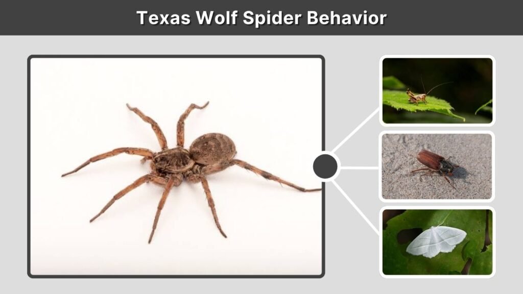 Texas Wolf Spider Behavior
