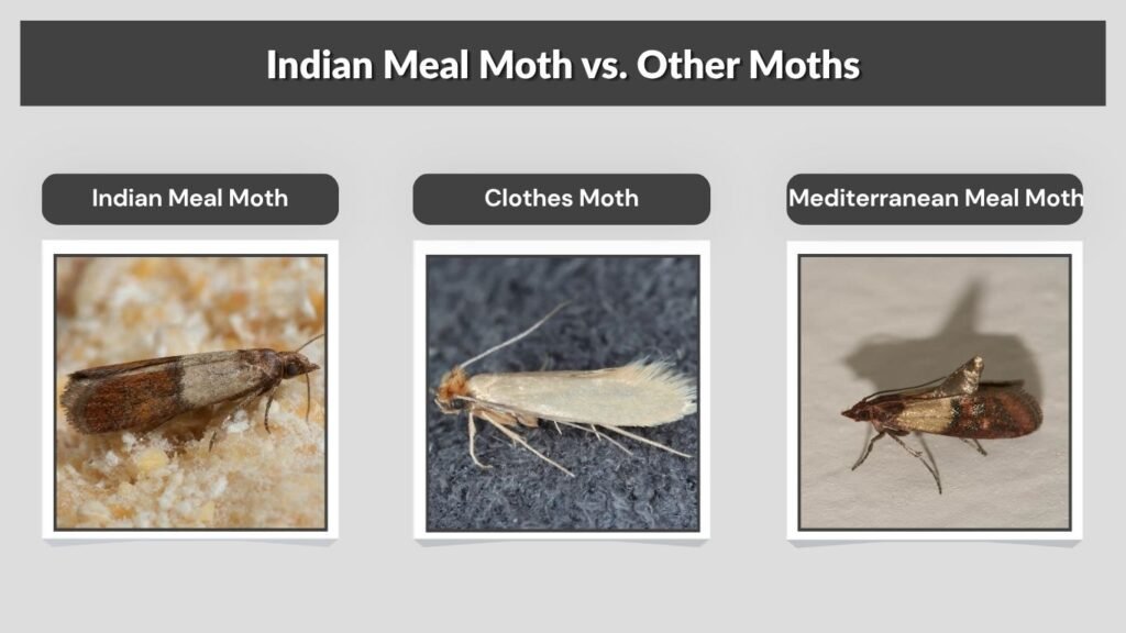 Indian Meal Moth vs. Other Moths