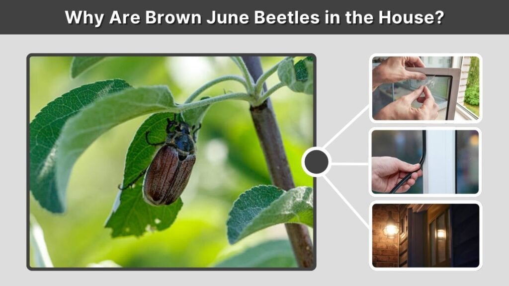 Why Are Brown June Beetles in the House?