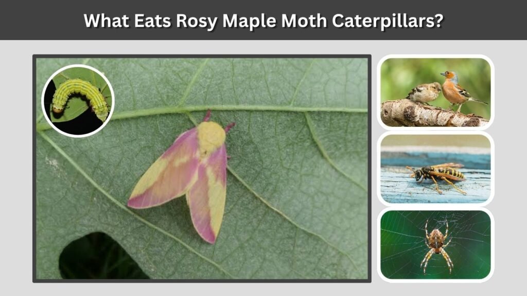 What Eats Rosy Maple Moth Caterpillars?