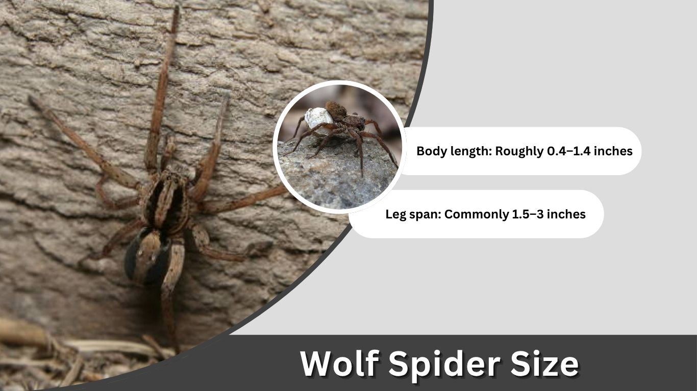 Wolf Spider Size: Average, Giant Species and Size Comparison