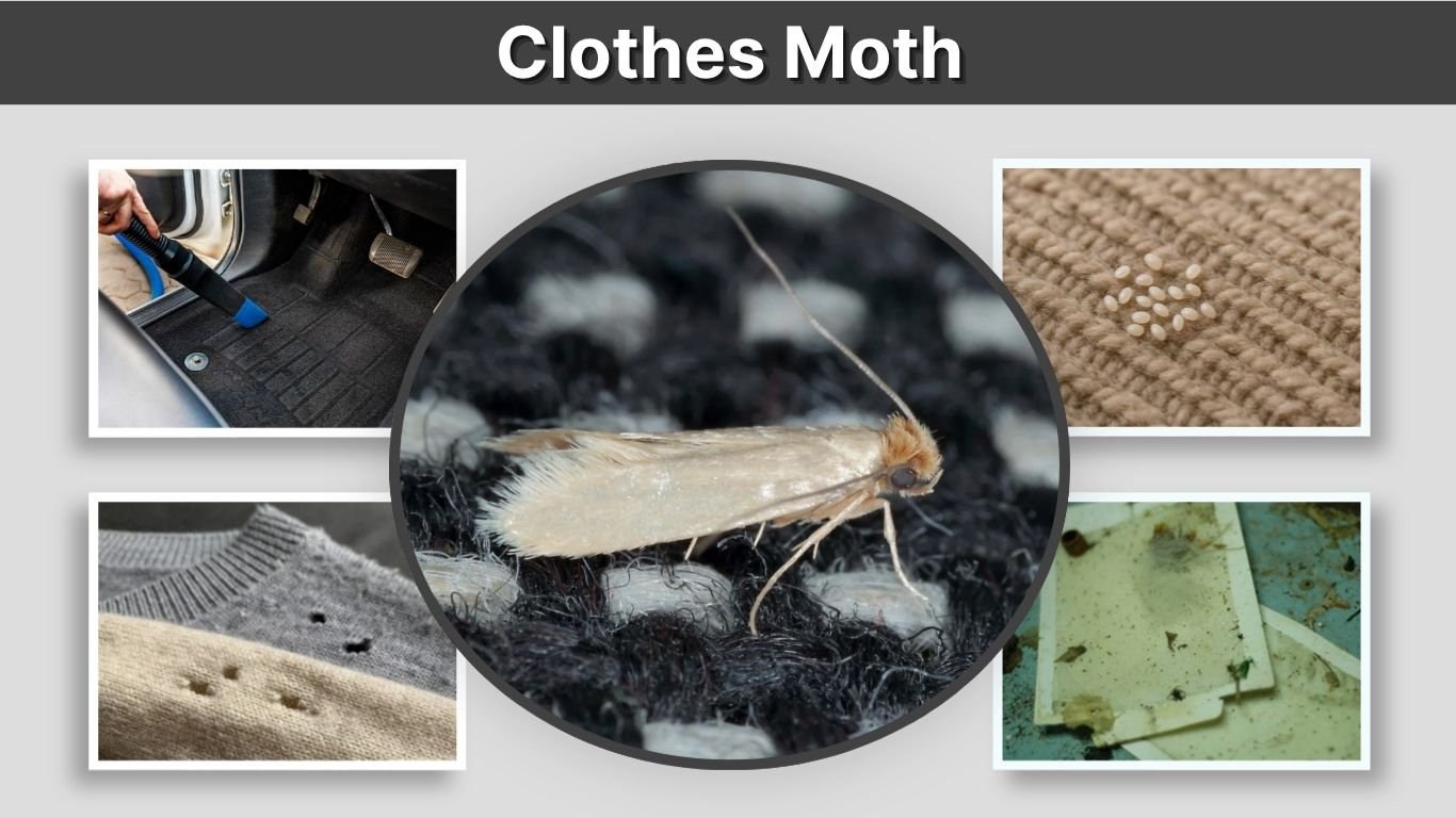 Clothes Moth: Identification, Damage, Larvae, and Control