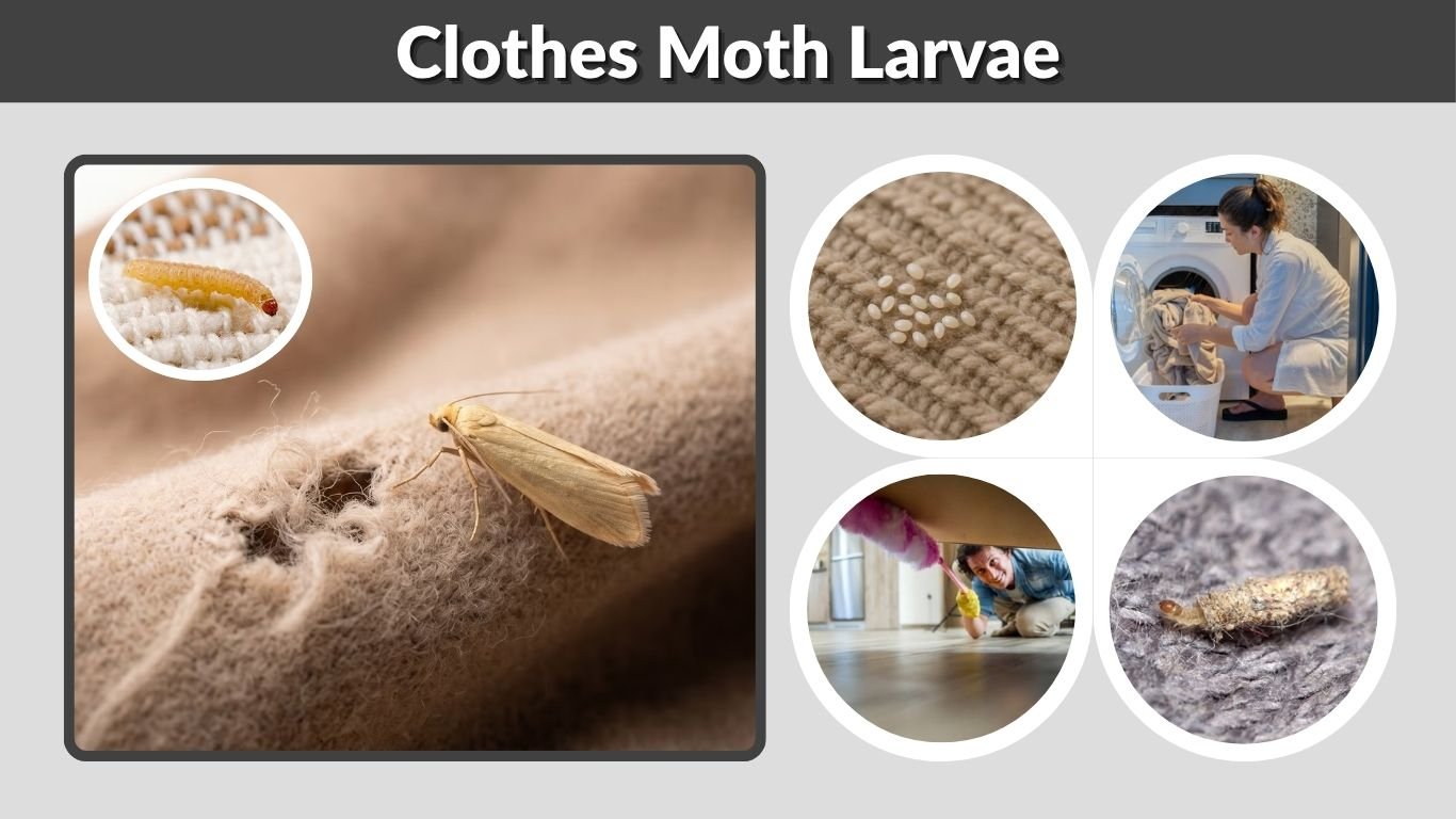 Clothes Moth Larvae: Identification, Damage, and Removal