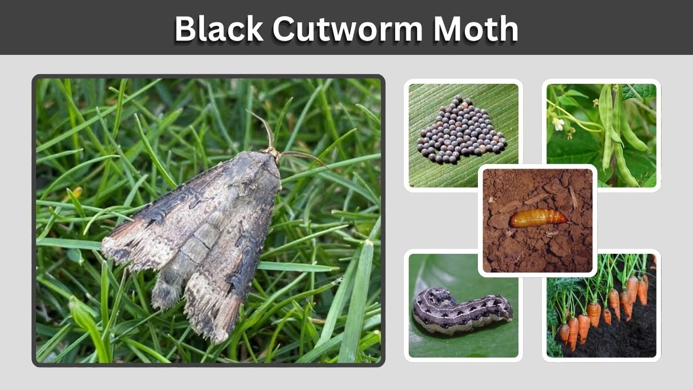 Black Cutworm Moth: Identification, Caterpillar, Life Cycle, and Control