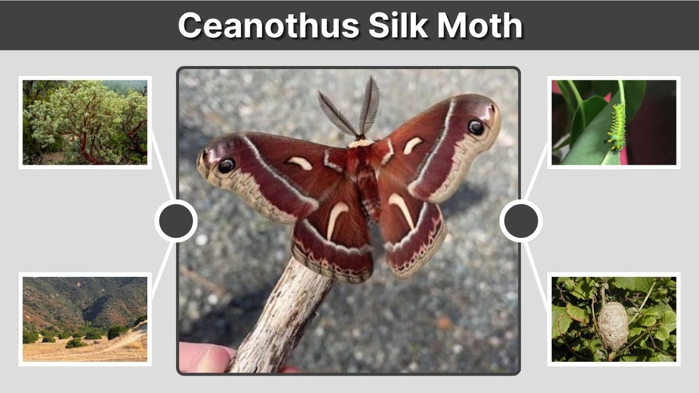 Ceanothus Silk Moth: Caterpillar, Life Cycle, Diet & Facts