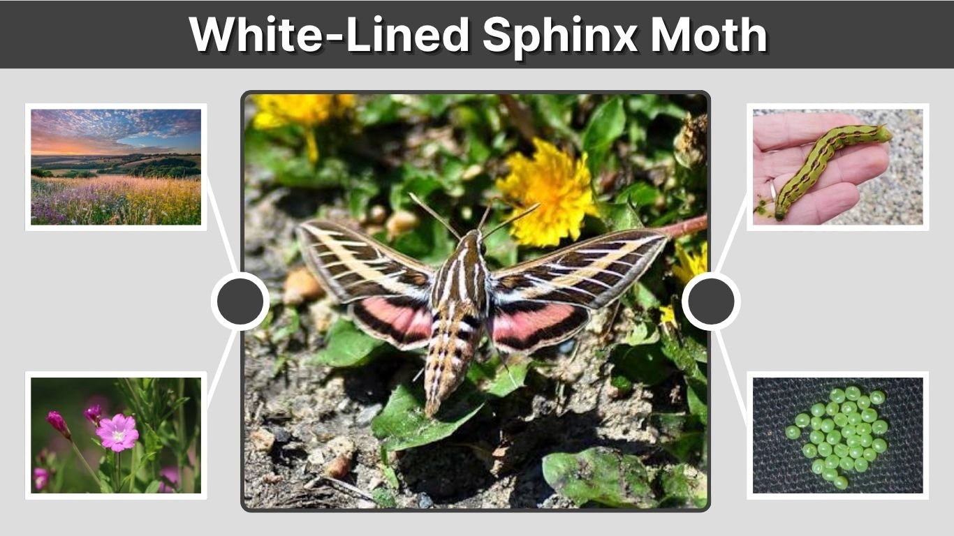 White-Lined Sphinx Moth: Caterpillar, Diet & Life Cycle