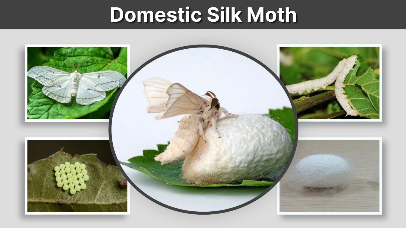 Domestic Silk Moth: Life Cycle, Diet, Care & Facts