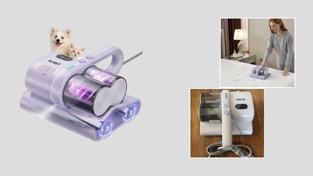 Cleera Mattress Vacuum Cleaner with 253.7nm Technology