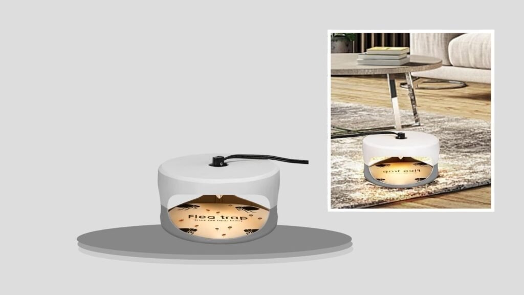 Micnaron Indoor Light Trap with Replacement Sticky Pads