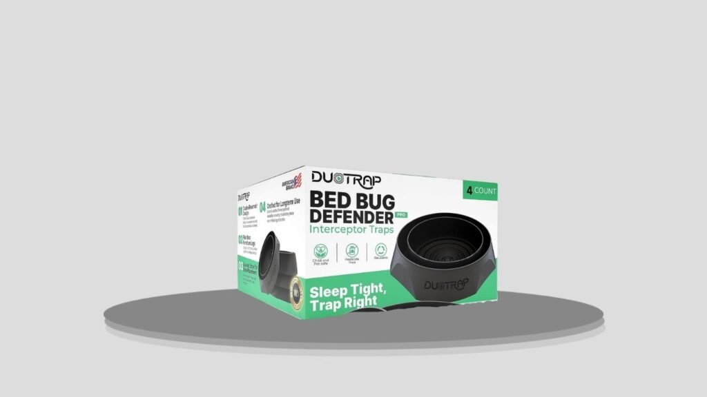 DuoTrap Bed Bug Interceptor Traps – 4 Pack