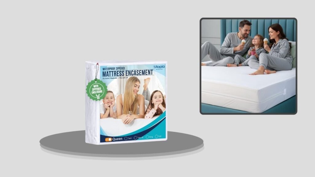 Utopia Bedding Zippered Mattress Encasement