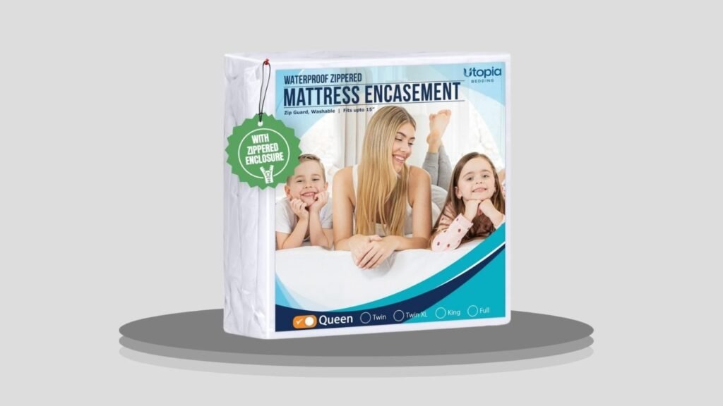 Utopia Bedding Zippered Mattress Encasement