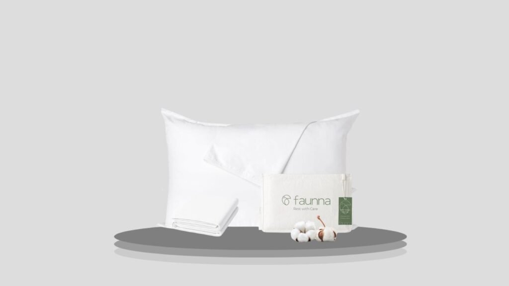 FAUNNA Hypoallergenic Antimicrobial Pillow Protectors