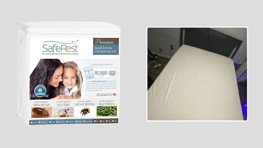 SafeRest Premium Zippered Mattress Encasement