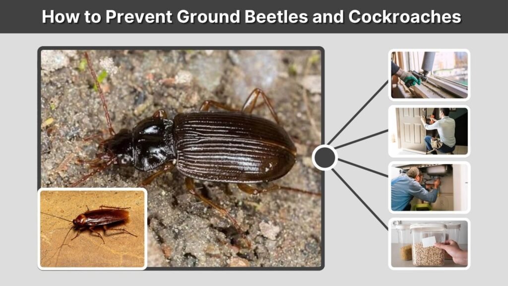 How to Prevent Ground Beetles and Cockroaches