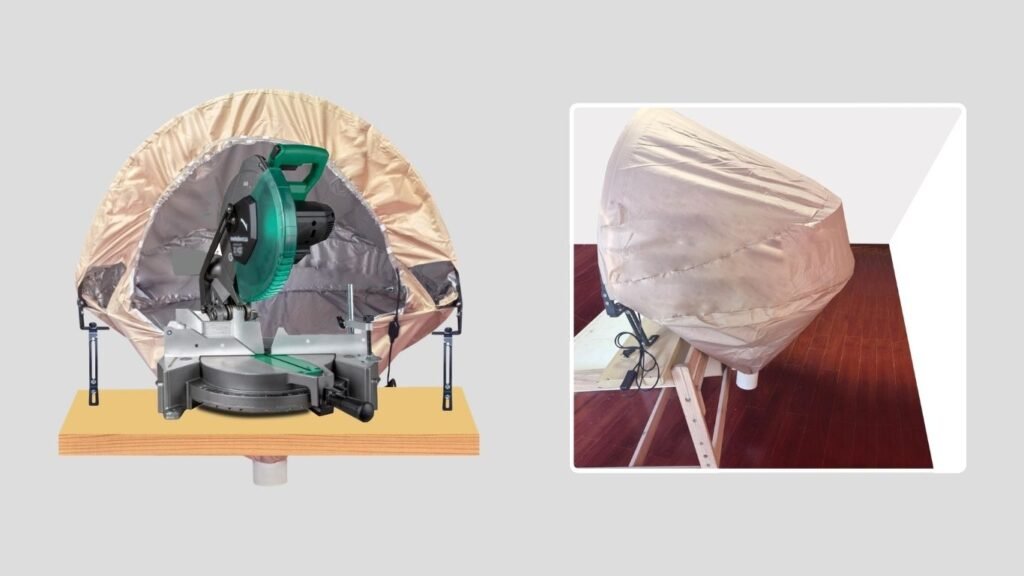 Universal Miter Saw Dust Collection Hood