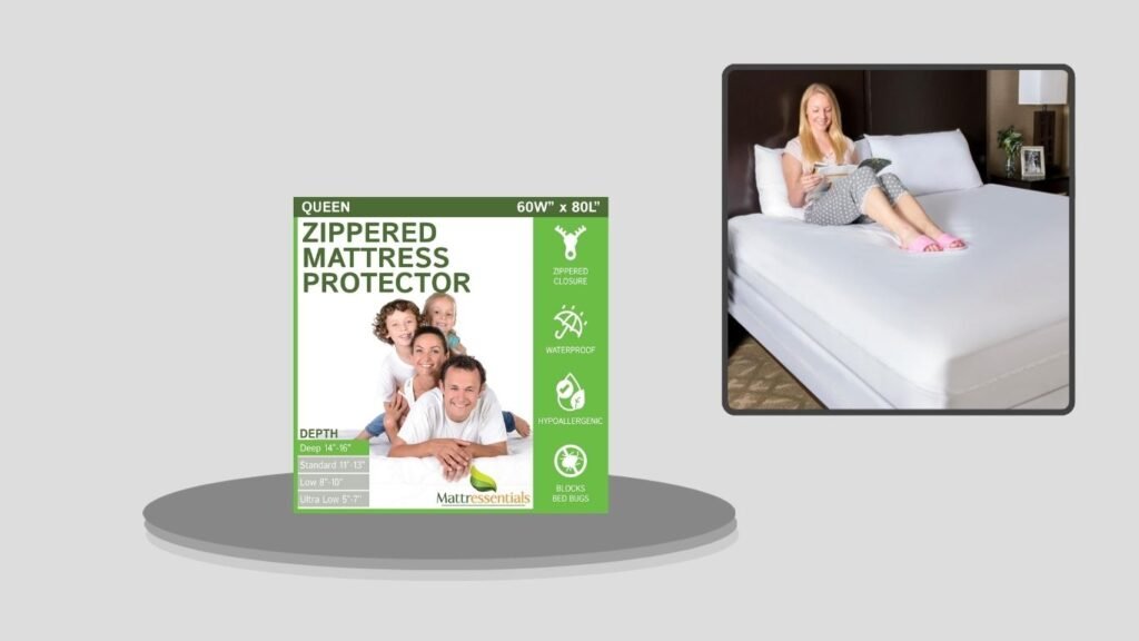 Mattressentials Zippered Queen Mattress Protector
