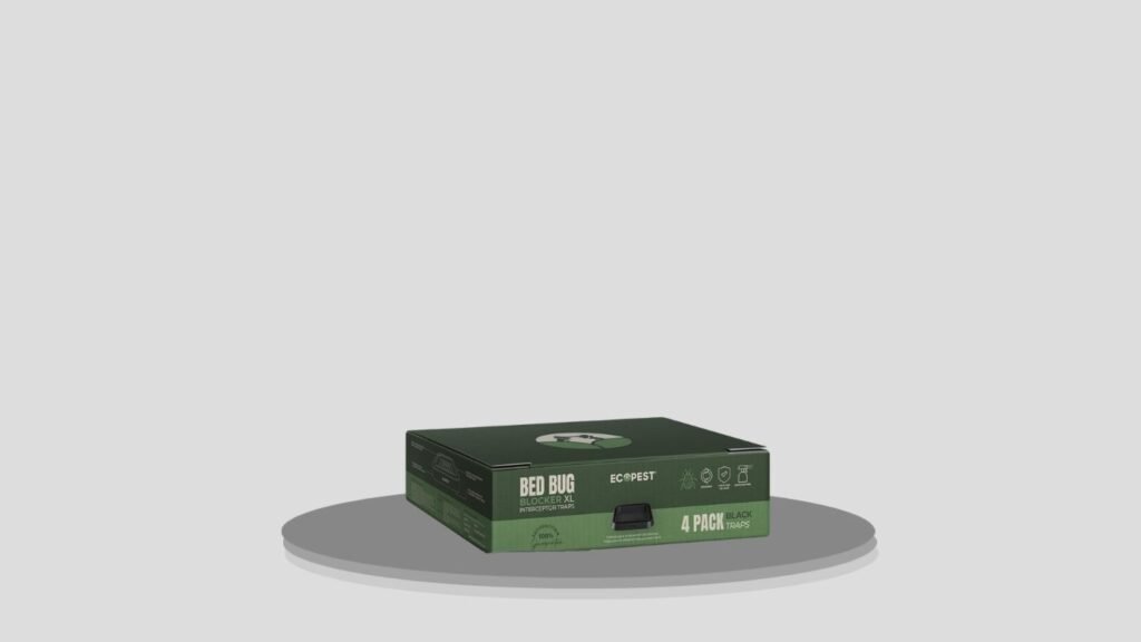 EcoPest Bed Bug Blocker XL Interceptors – 4 Pack