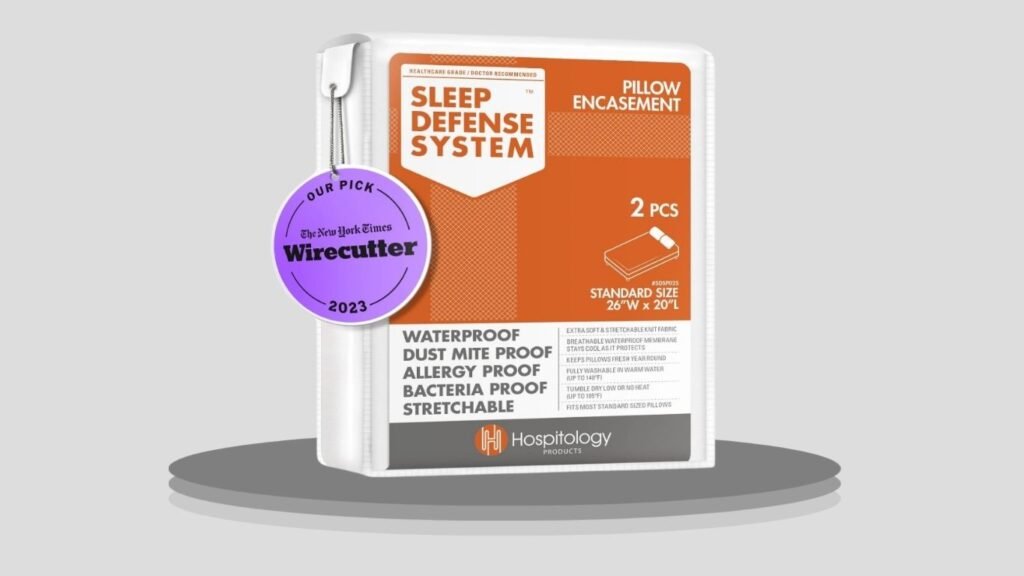 HOSPITOLOGY PRODUCTS Sleep Defense System Pillow Encasement