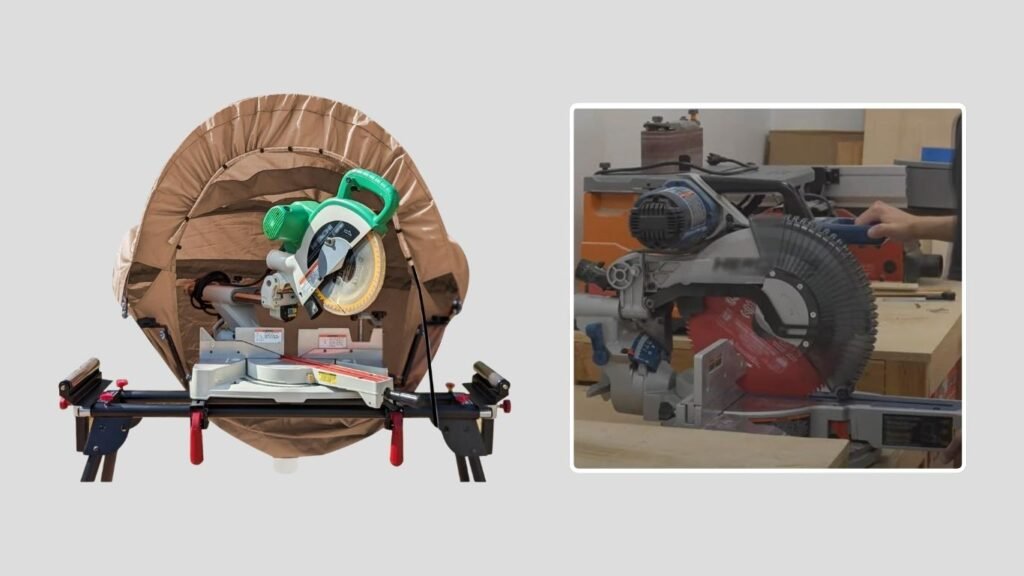 Universal Nylon Miter Saw Dust Collection Hood